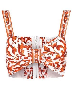 Dolce & Gabbana Cropped Top - Red