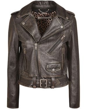 Golden Goose Leather Jacket - Black