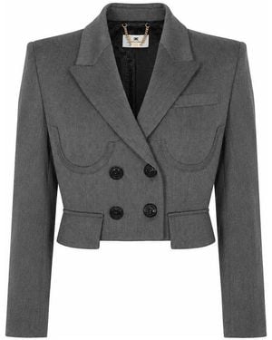 Elisabetta Franchi Blazer - Gris