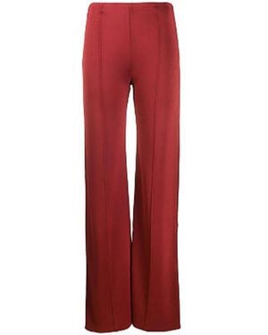 Valentino Garavani Flared Trousers With Piped Seams