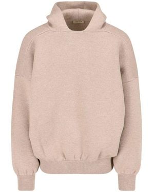 Fear Of God Knitted Hooded Sweatshirt - Pink