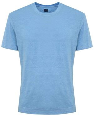 Fedeli Linen T-Shirt - Blue
