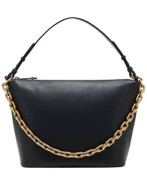 Emporio Armani Leather Medium Hobo Bag - Blue
