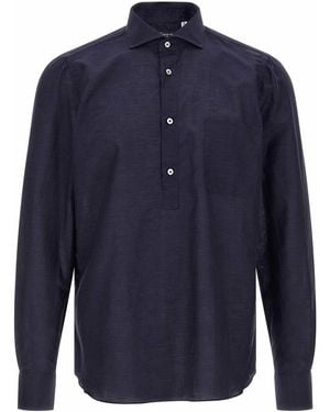 Finamore 1925 Port Blouse - Blue