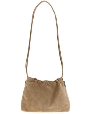 Brunello Cucinelli Bc Duo Pouch - White