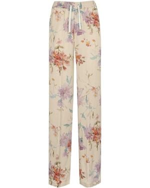 Herno Trousers - Natural
