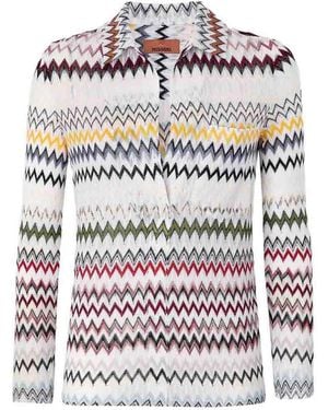 Missoni And Long-Sleeve T-Shirt - White