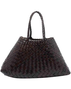 Dragon Diffusion Small Santa Croce Shoulder Bag - Black