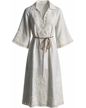 Zimmermann Vestido Largo - Blanco