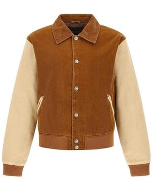 Wales Bonner Homecoming Bomber Jacket - Brown