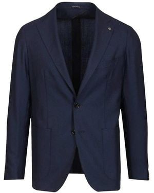Tagliatore Unlined Blazer - Blue