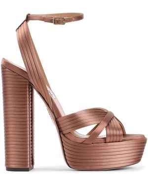 Aquazzura Sundace Sandals - Brown