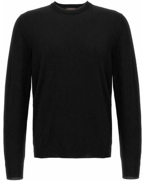 Zanone Flexwool Wool Jumper - Black