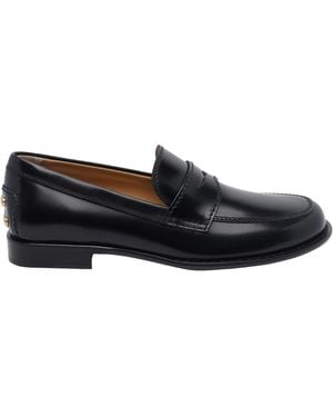 Tod's Tods Metal Dots Loafers - Black