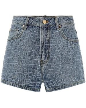 Self-Portrait Short - Bleu