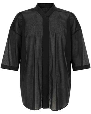 Rick Owens Jumbo Faun Shirt - Black