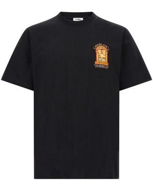 CASABLANCA Hermons Mirage Arch T-Shirt - Black