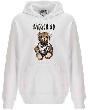 Moschino Archive Teddy Sweatshirt - White