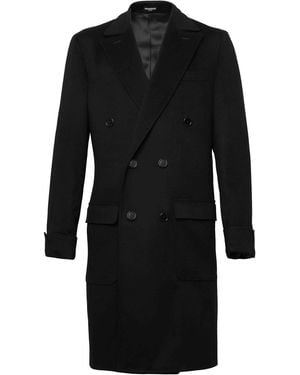 Franzese Collection Stefano De Martino Loden Coat - Black