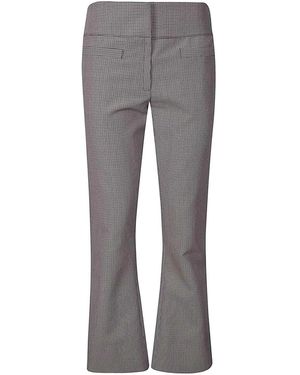 Courreges Heritage Houndstooth Trousers - Grey
