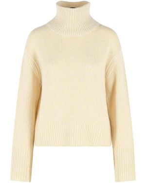 Lisa Yang Femi' Cashmere Turtleneck Jumper - Natural
