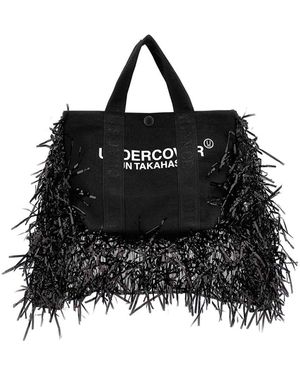 Undercover Fringed Handbag - Black