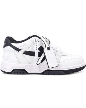 Off-White c/o Virgil Abloh Out Of Office Leather Trainers - White