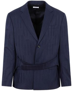 Off-White c/o Virgil Abloh Shibori Relaxed Jacket - Blue