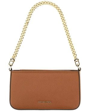 MICHAEL Michael Kors Bryant Clutch Bag - Brown
