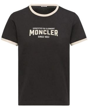 Moncler Ss T-Shirt Dark - Black