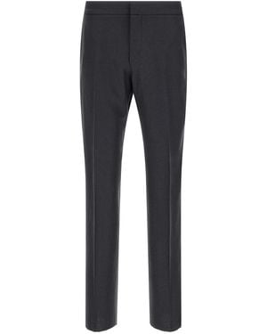 ZEGNA Linen Trousers - Blue
