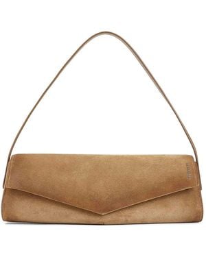 Jil Sander Kante Flap Shoulder Bag - White