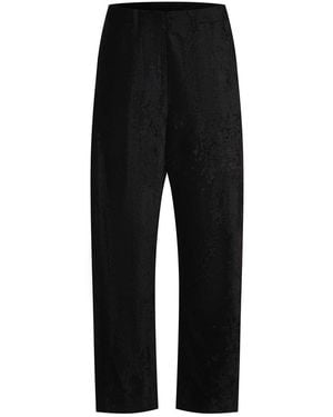 Magda Butrym Pants Made Of Chestnut - Black