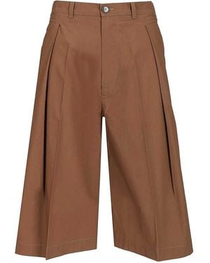 Barena Amado Vion Bermuda Shorts - Brown