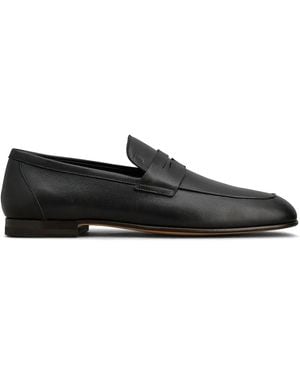 Tod's Deconstructed Leather Loafers - Black
