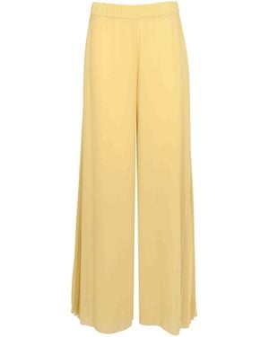 Clips Wide Pants - Yellow