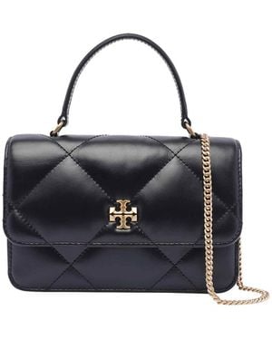 Tory Burch Mini Kira Diamond Quilted Handbag - Blue