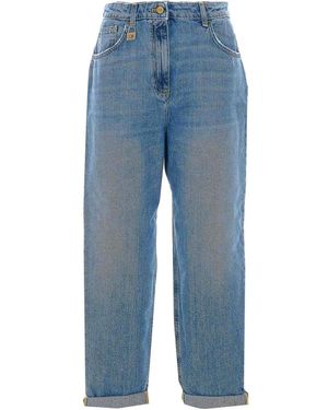 Elisabetta Franchi Vaqueros Rectos - Azul