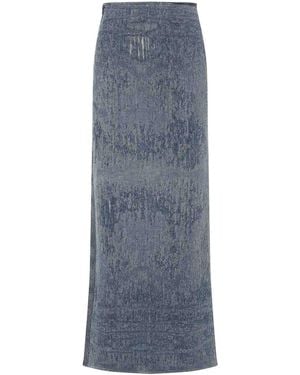 DIESEL Skirt De-Megan-Fsg - Blue