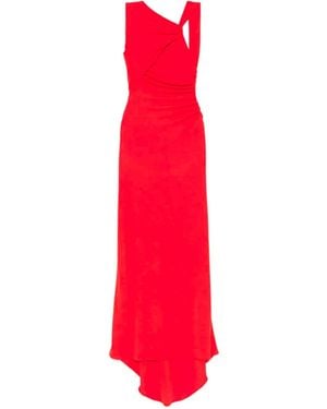 ANDAMANE Midi Dress - Red