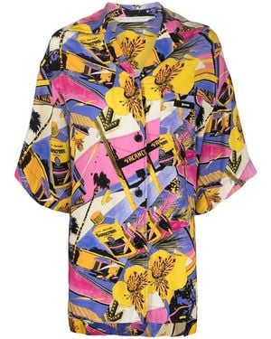 Palm Angels Miami Mix Print Shirt - Multicolour