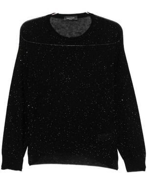 Fabiana Filippi Wool Crewneck Jumper - Black