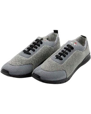 Kiton Tech Fabric Trainers - Grey