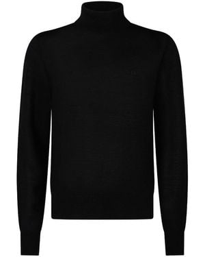 DSquared² D2 Upside Down Wool Turtleneck - Black