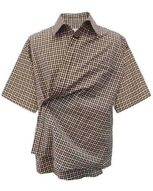 Martine Rose Asymmetrical Shirt - Grey