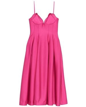 Rebecca Vallance Sweetheart Neckline Dress - Pink