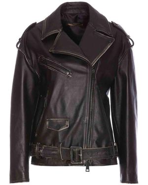 Ninette Leather Jacket - Black