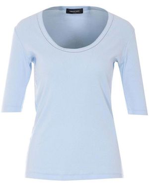 Fabiana Filippi Suéter Cuello Redondo - Azul