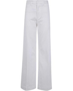 Polo Ralph Lauren Woven Flare Trousers - White