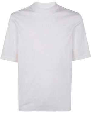 Brunello Cucinelli Turtleneck Tee Shirt - White